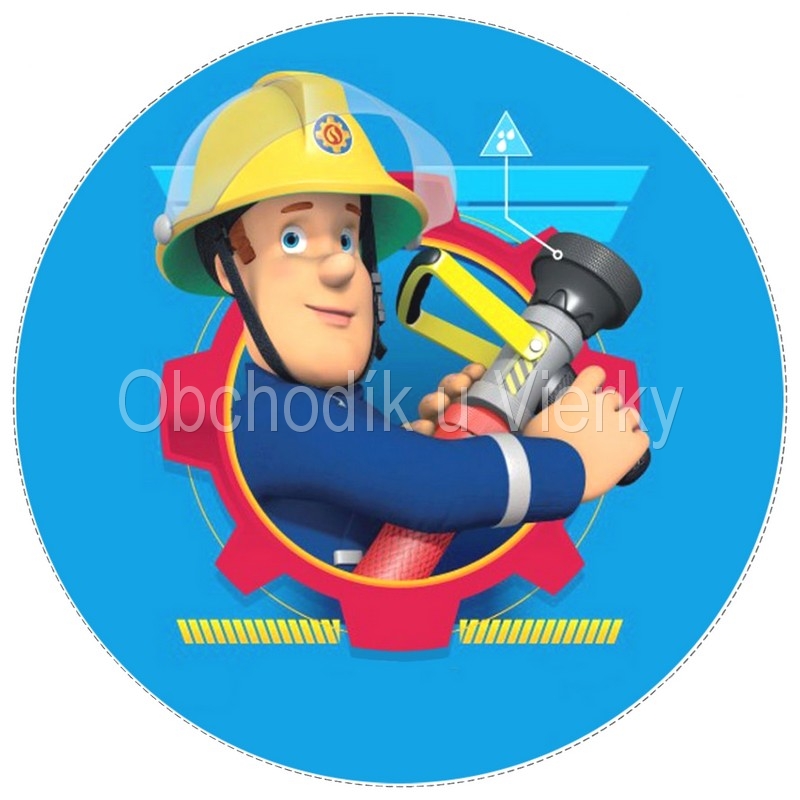 Jedlý obrázok Požiarnik Sam č. 8142,03